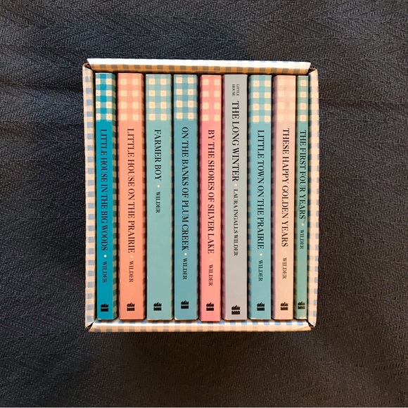 Harper Trophy Other Vintage Laura Ingalls Wilder Little House On The Prairie Boxed Set First